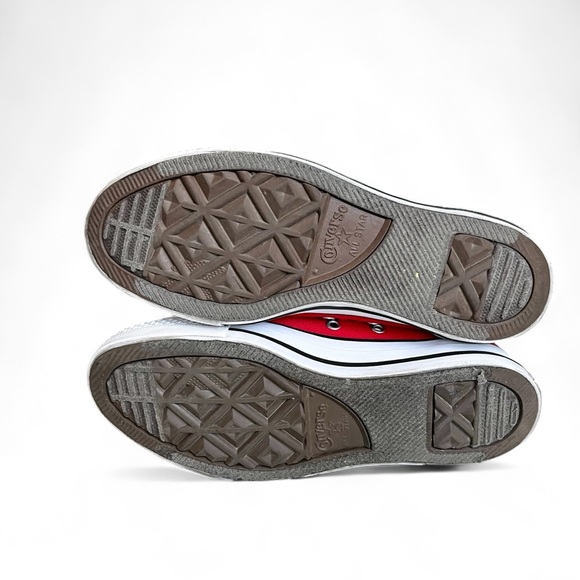 Converse All Star Chuck Taylor Low Red White Sneaker Shoes Womens Size US 6 - Picture 11 of 12